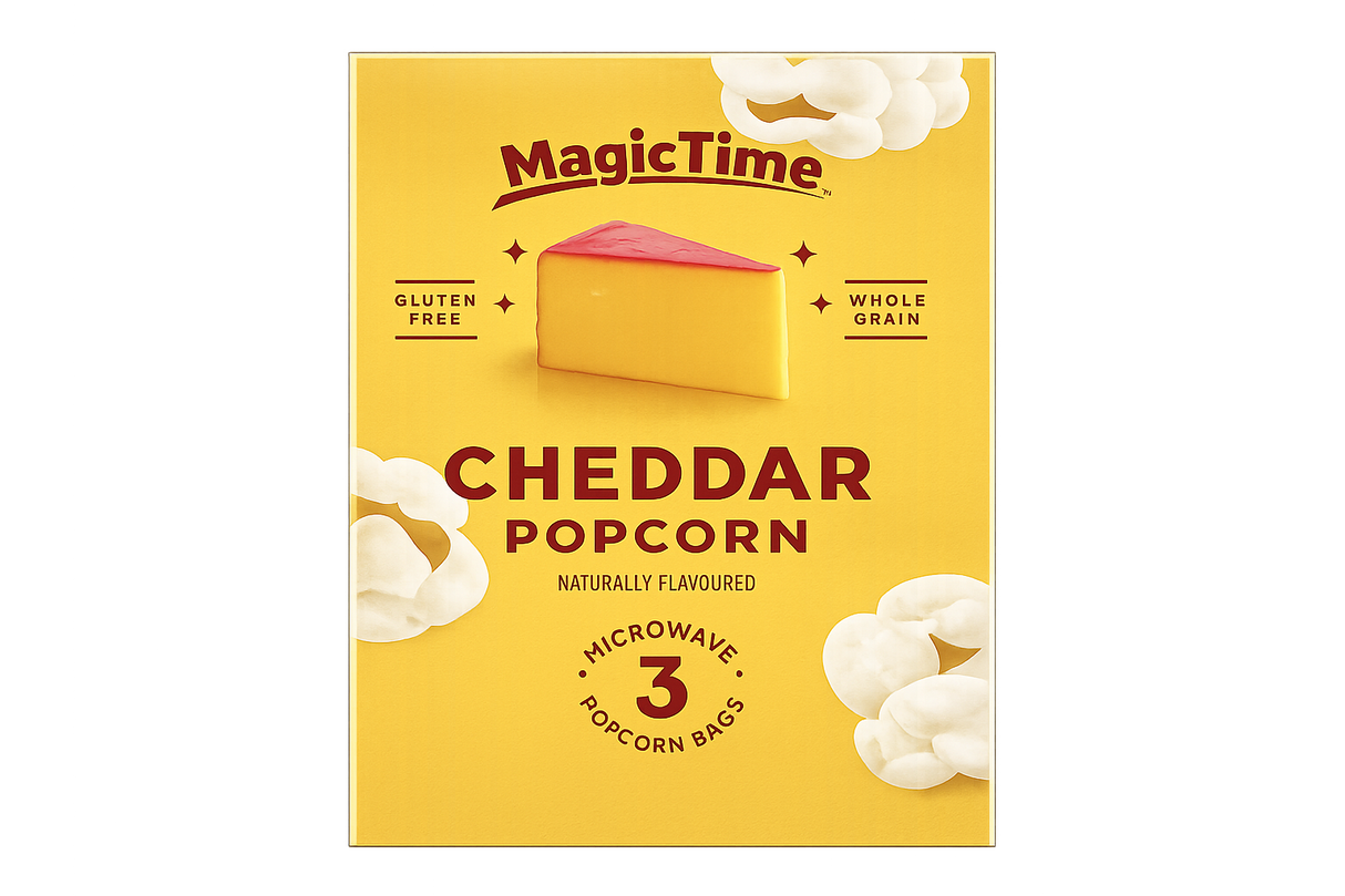 Magictime Cheddar Popcorn 240g
