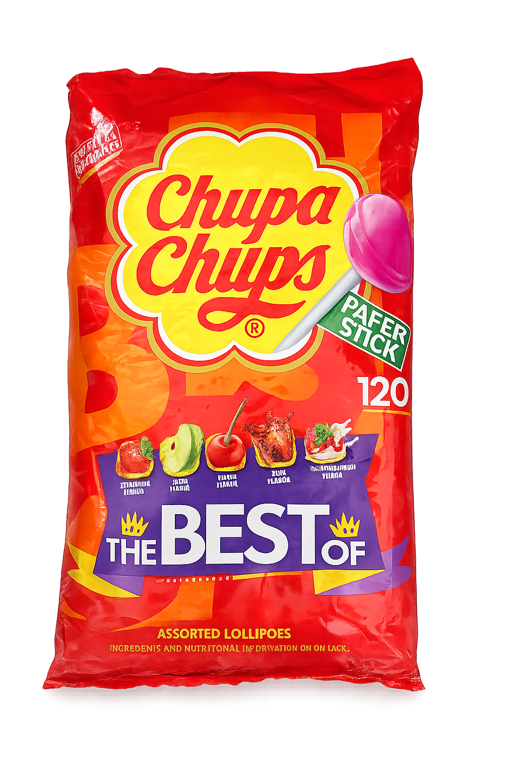 Chupa Chups The Best Of Godisklubbor 1440g Storpack 120-pack