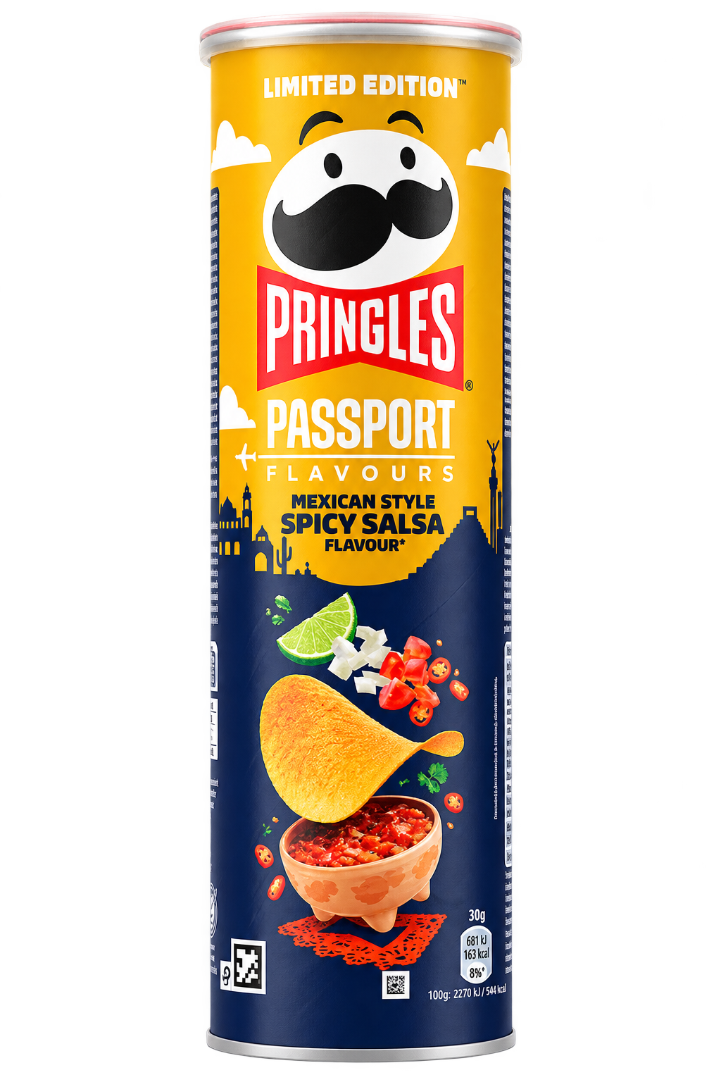 Pringles Passport Flavours Mexican Style Spicy Salsa 165 g