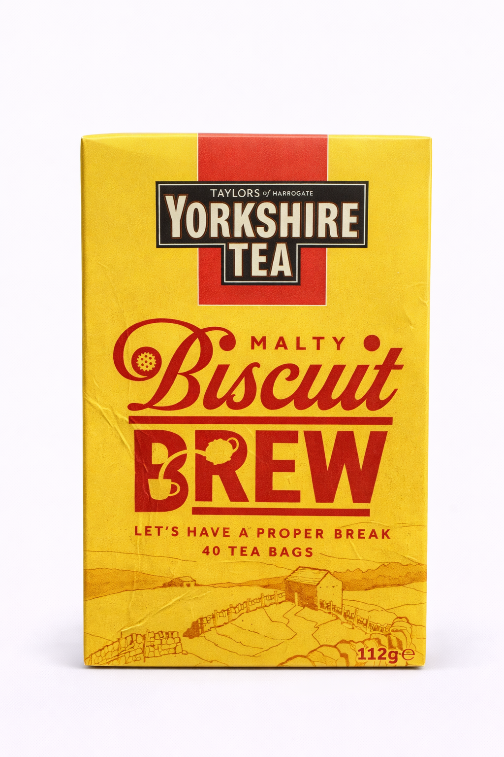 Yorkshire Tea Malty Biscuit Brew 40 Tea Bags 112g