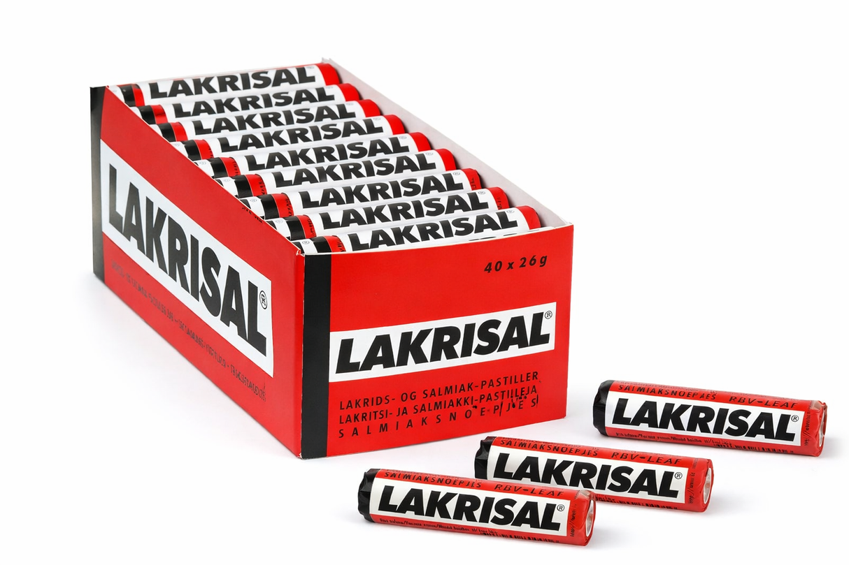 Lakrisal Salmiak 25g 40st Storpack