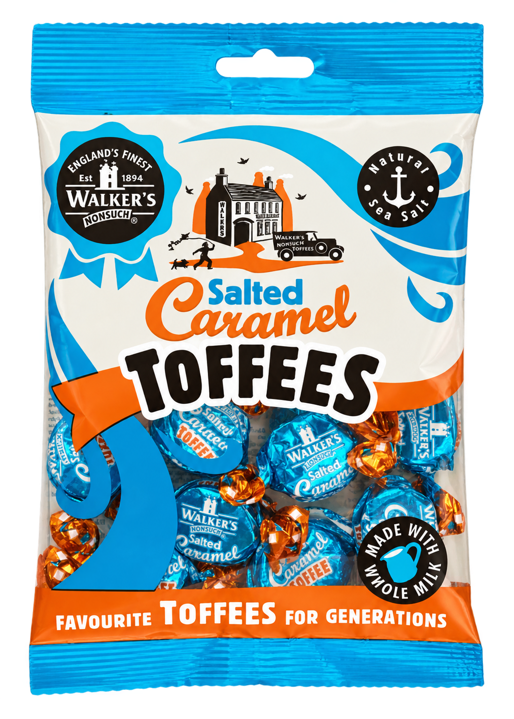 Walkers Salted Caramel Toffees 150 g