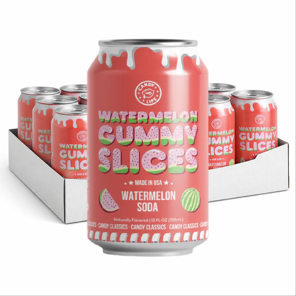 Candy Lips Watermelon Soda 355 ml 12st Storpack
