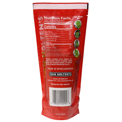 Van Holten’s Hot Mama Pickle In A Pouch 306 g
