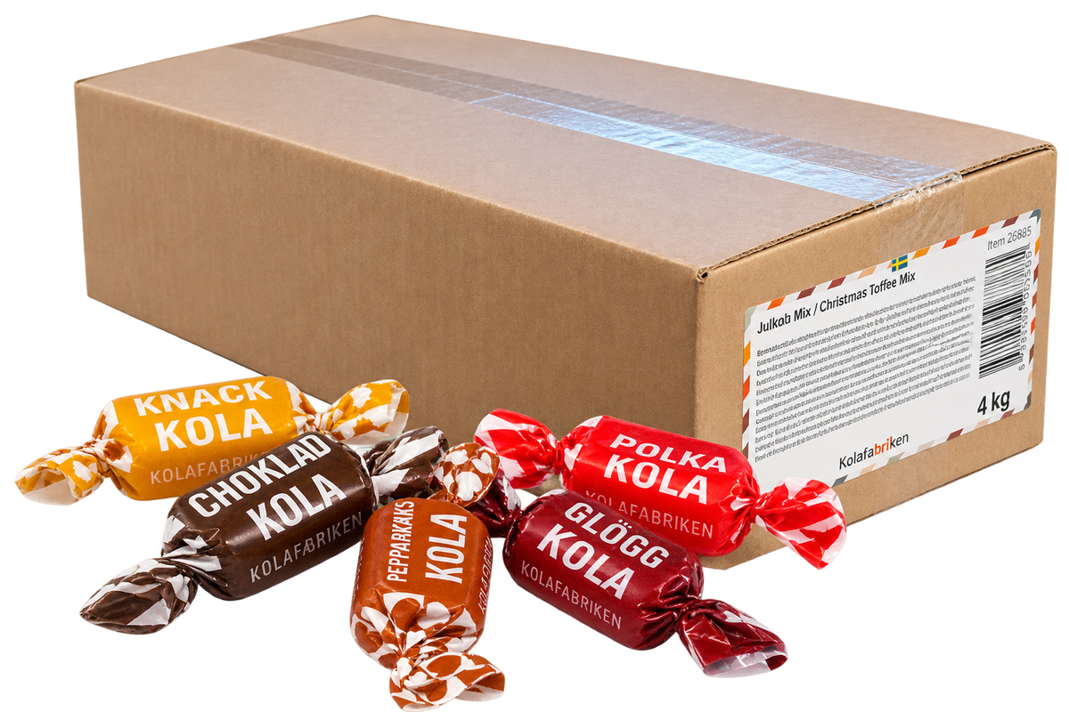 Frugtkaramel mix 4000g Kolafabriken Storpak