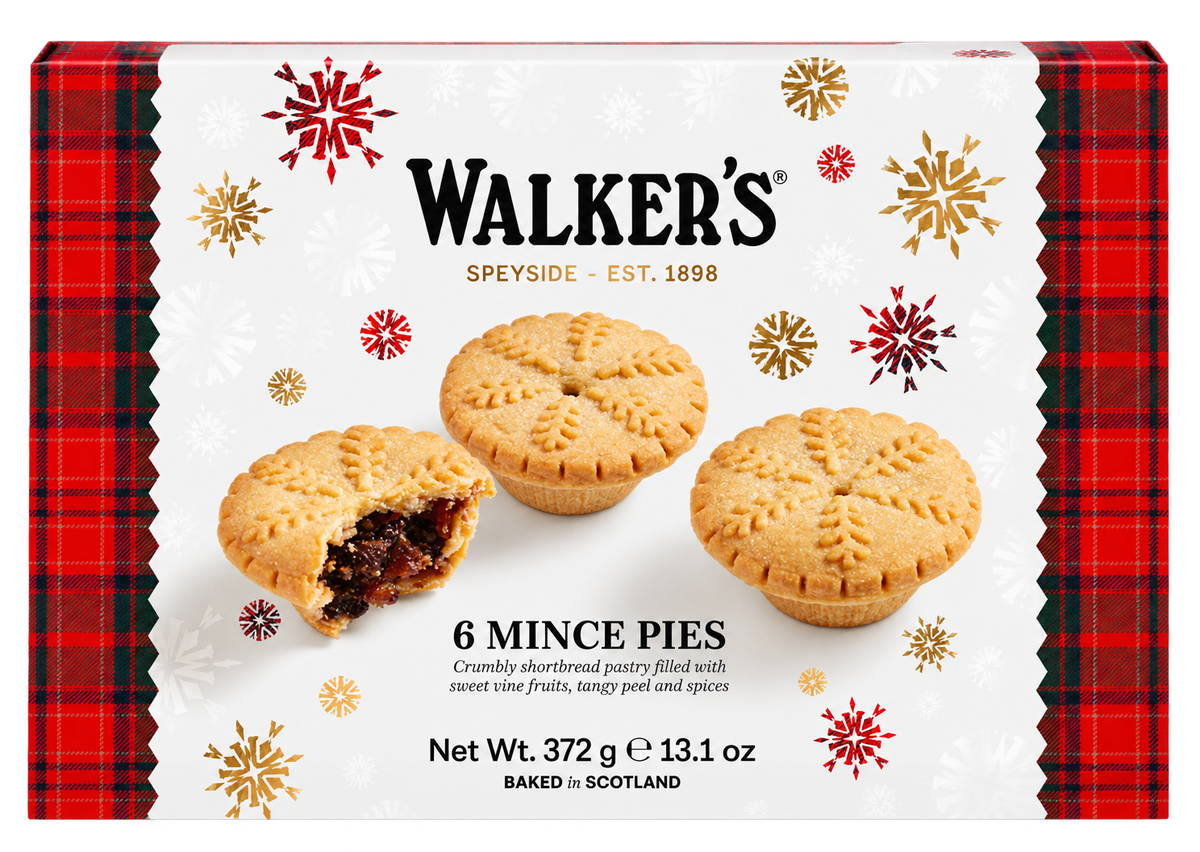 Walker's 6 Mince Pies 372 g
