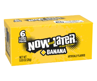 Now & Later Banana 26g 6-pack