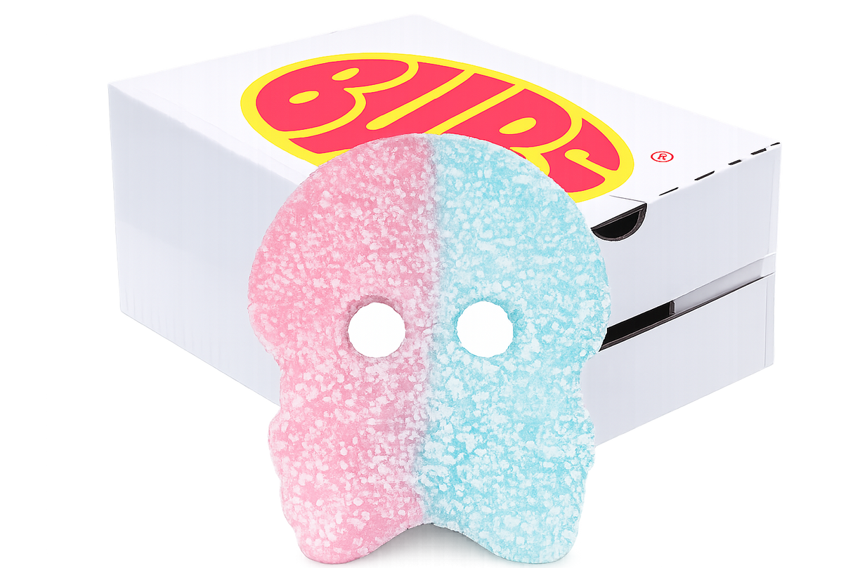 BUBS Bubblegum Skalle 2600g Storpack Lösvikt
