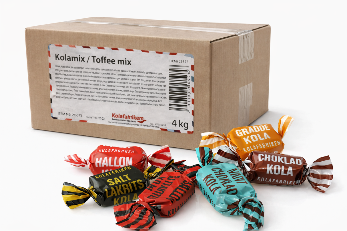 Kolamix 4000g Kolafabriken Storpack
