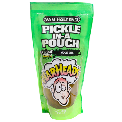 Van Holten’s Warheads Extreme Sour Dill Pickle 140 g