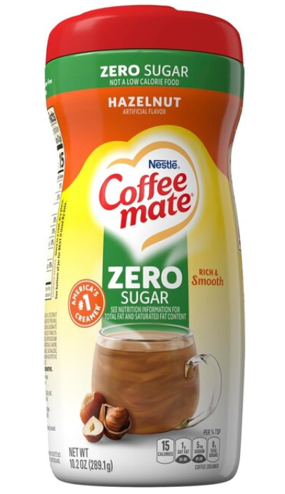 Coffee Mate Hasselnød Nul Sukker 425g