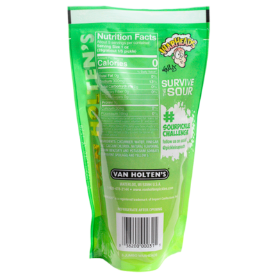 Van Holten’s Warheads Extreme Sour Dill Pickle 140 g