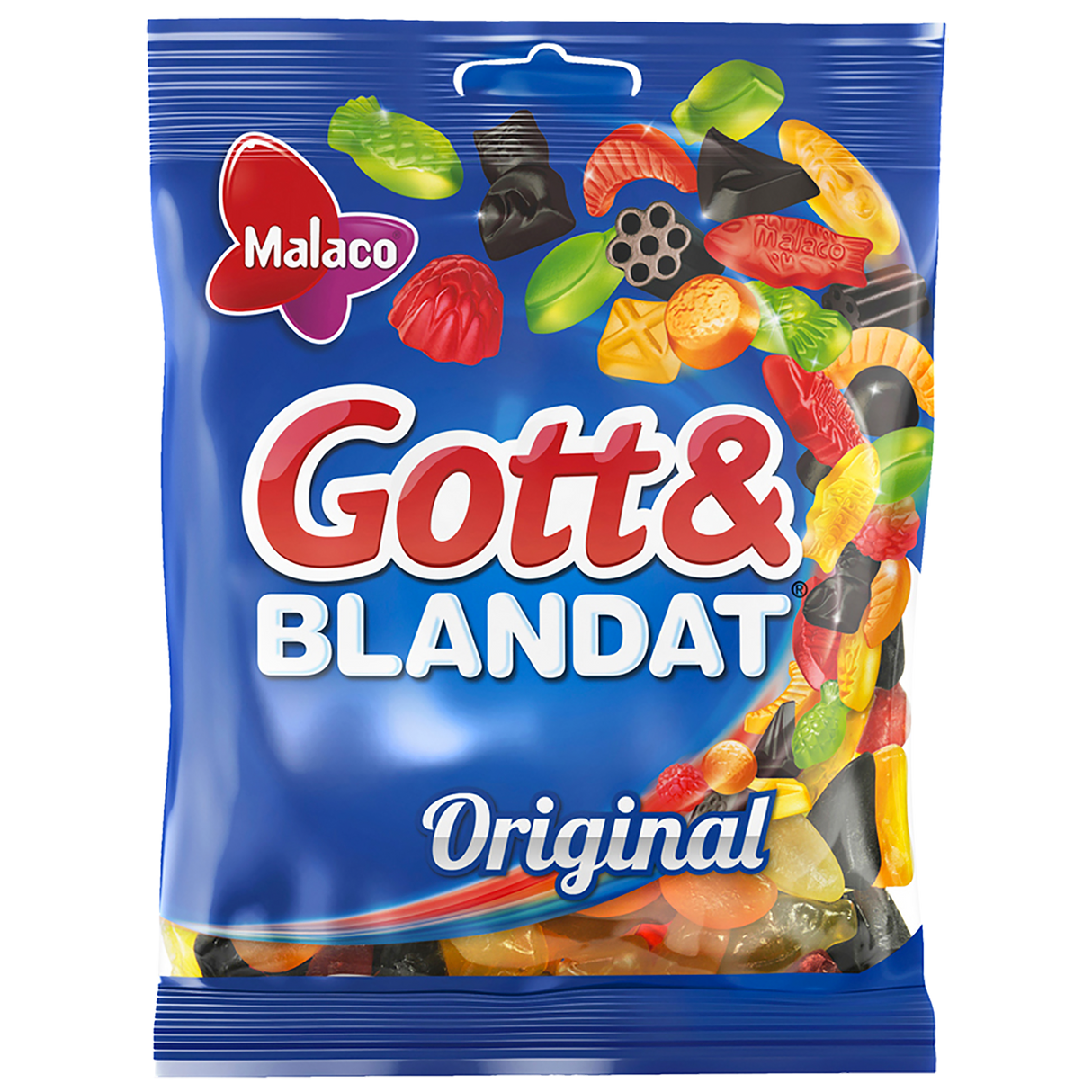 Gott & Blandat 160g 36st Malaco Hel kartong Storpack ( Bf2026-11-17)
