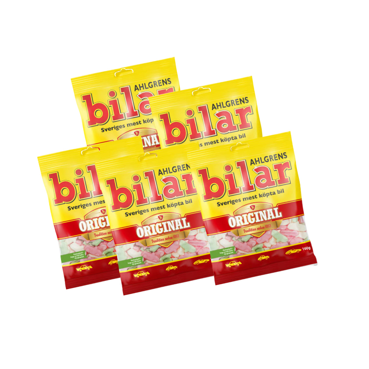 Ahlgrens bilar 5st x 125g Storpack