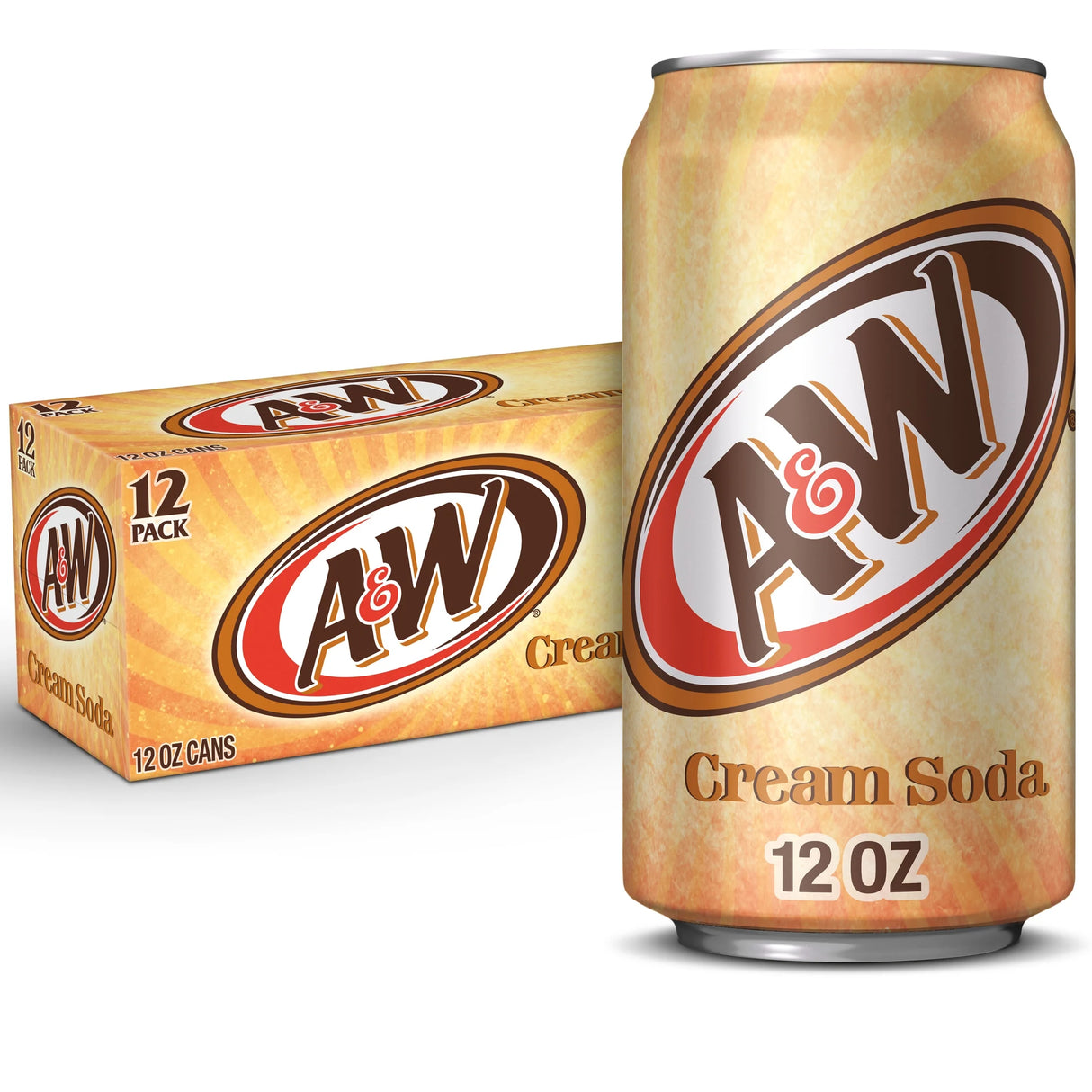 A&W Cream Soda 355ml 12st