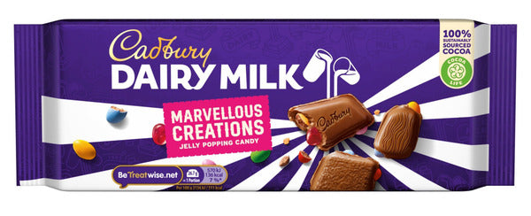 Cadbury Dairy Milk Marvellous Creations Jelly Popping Candy 160g