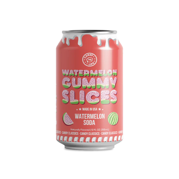 Candy Lips Watermelon Soda 355 ml 12st Storpack