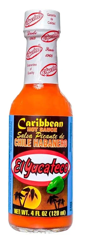 El Yucateco Caribbean Hot Sauce 120ml ( Bf2026-07-30) *Udsalg*