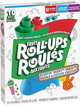 Fruit Roll-ups Blastin Berry Variety pack 141g Betty Crocker