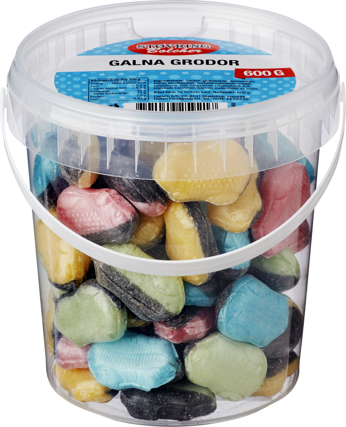 Galna grodor 600g Stövring