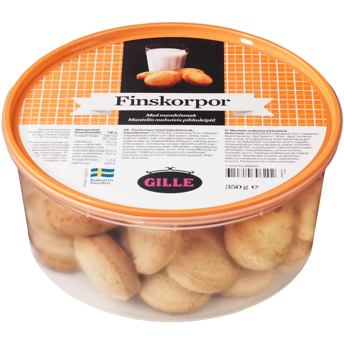 Gille Finskorpor Mandel 350g