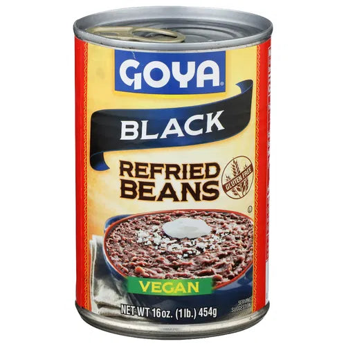 Goya Black Refried Beans 454g
