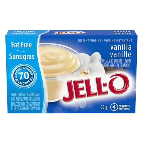 Jell-O Instant Pudding Vanilla Fat Free 30g