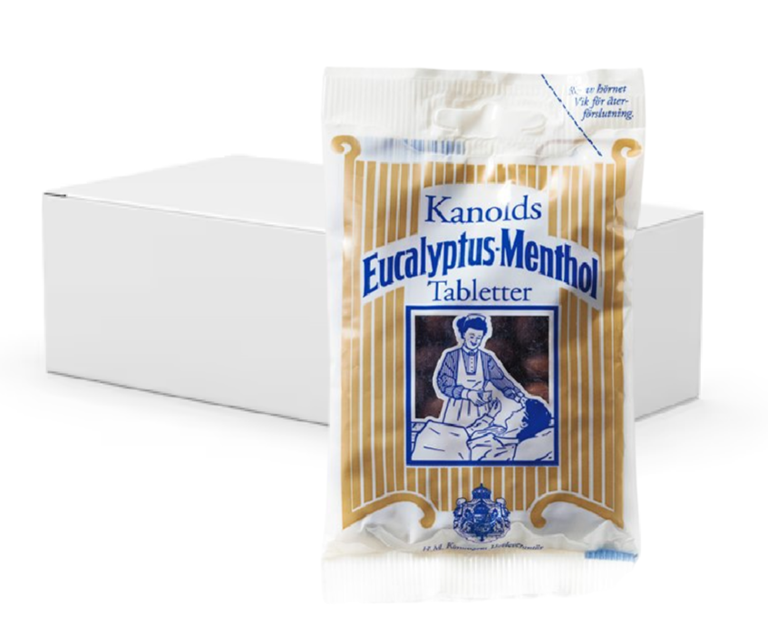 Kanolds Eucalyptus Menthol Tabletter 65g 30st Storpack