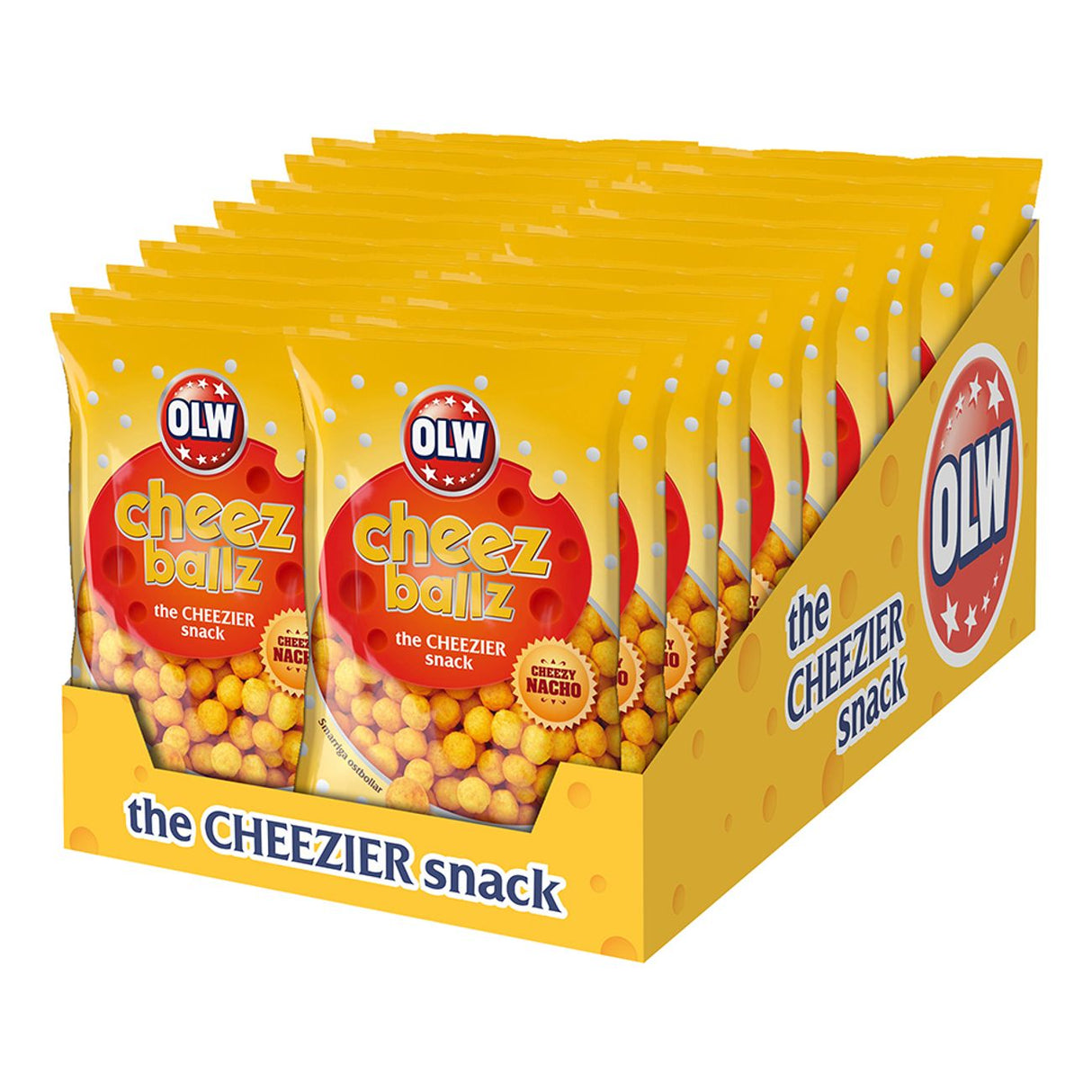 OLW Cheez Ballz 35g 20st Storpack