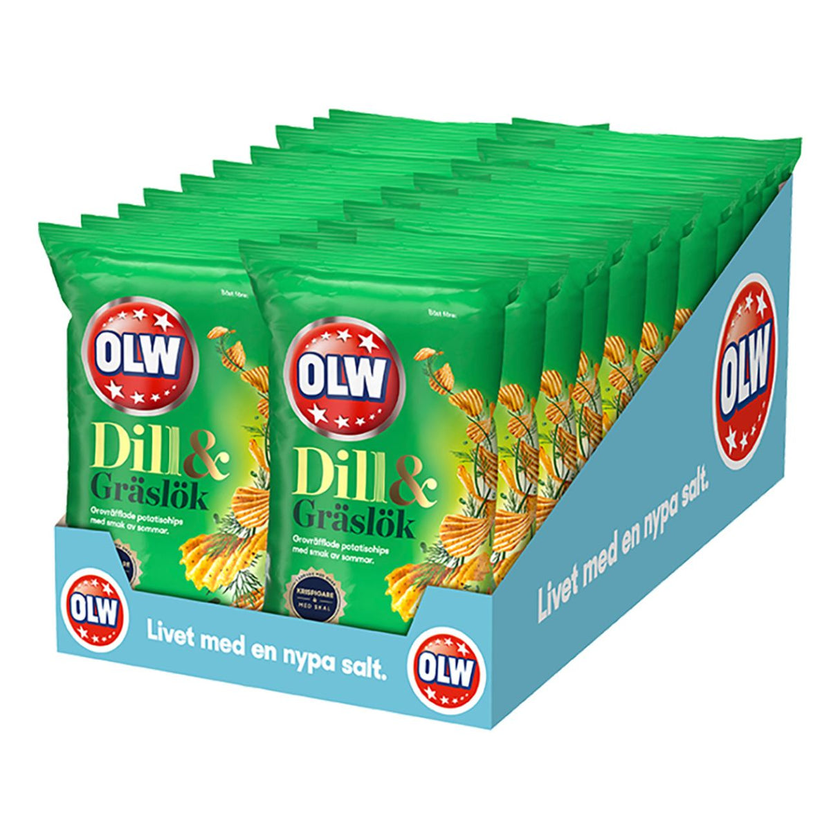 OLW Dillchips 40g 20st Storpack