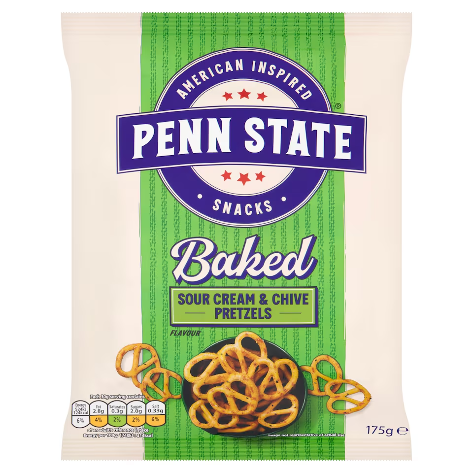 Penn State Sour Cream & Chive Pretzel 175g