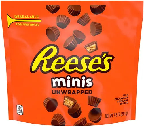 Reese's Peanut Butter Cups Minis Udpakket 215g
