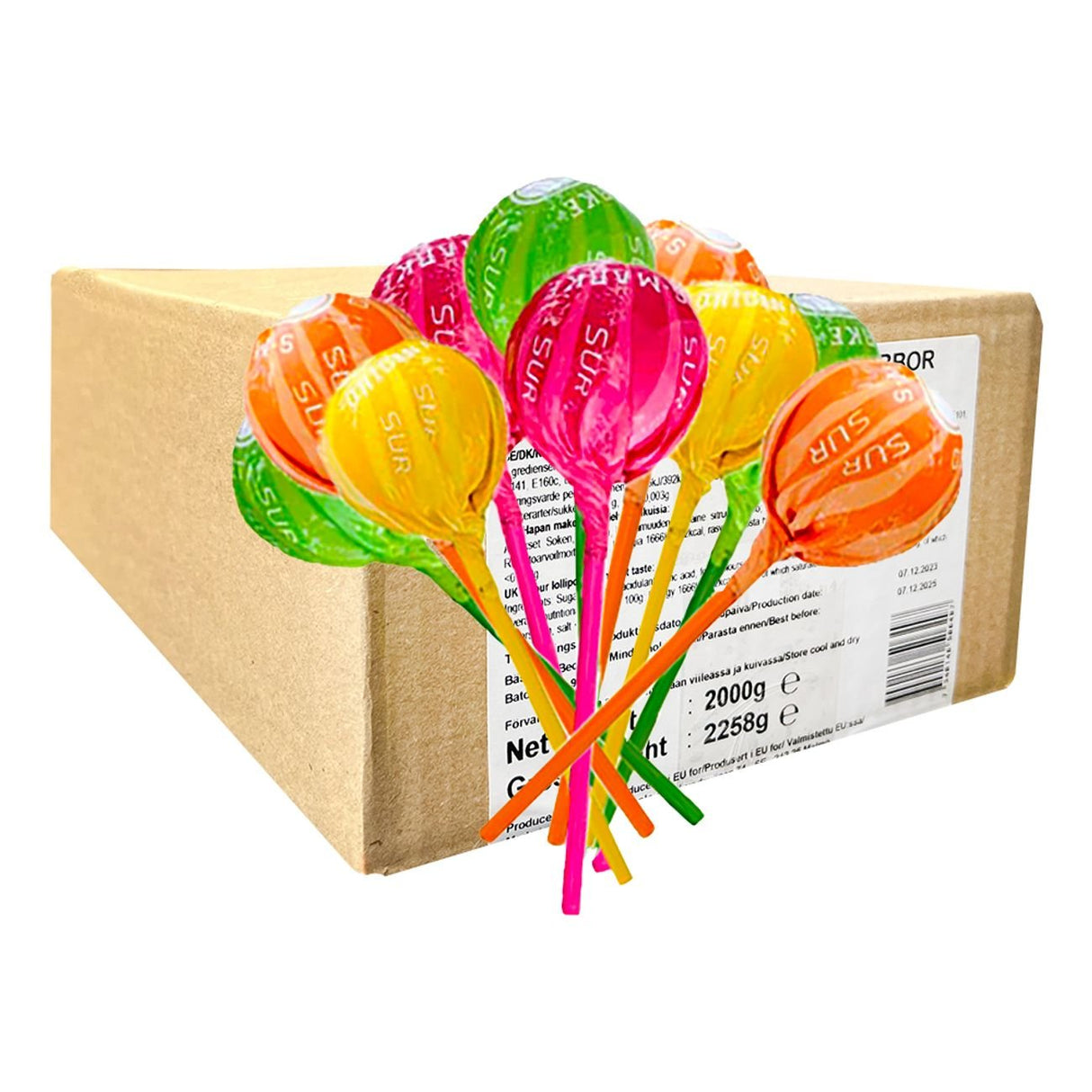 S-märke Klubbor Supersura 2000g Storpack ca 155st