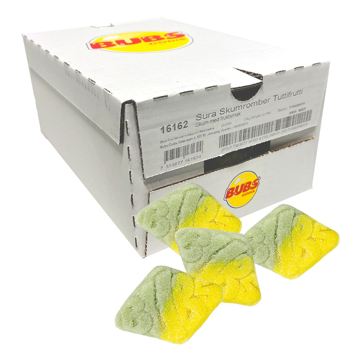 BUBS Sura Skumromber Tutti-Frutti 2,6 kg Storpack