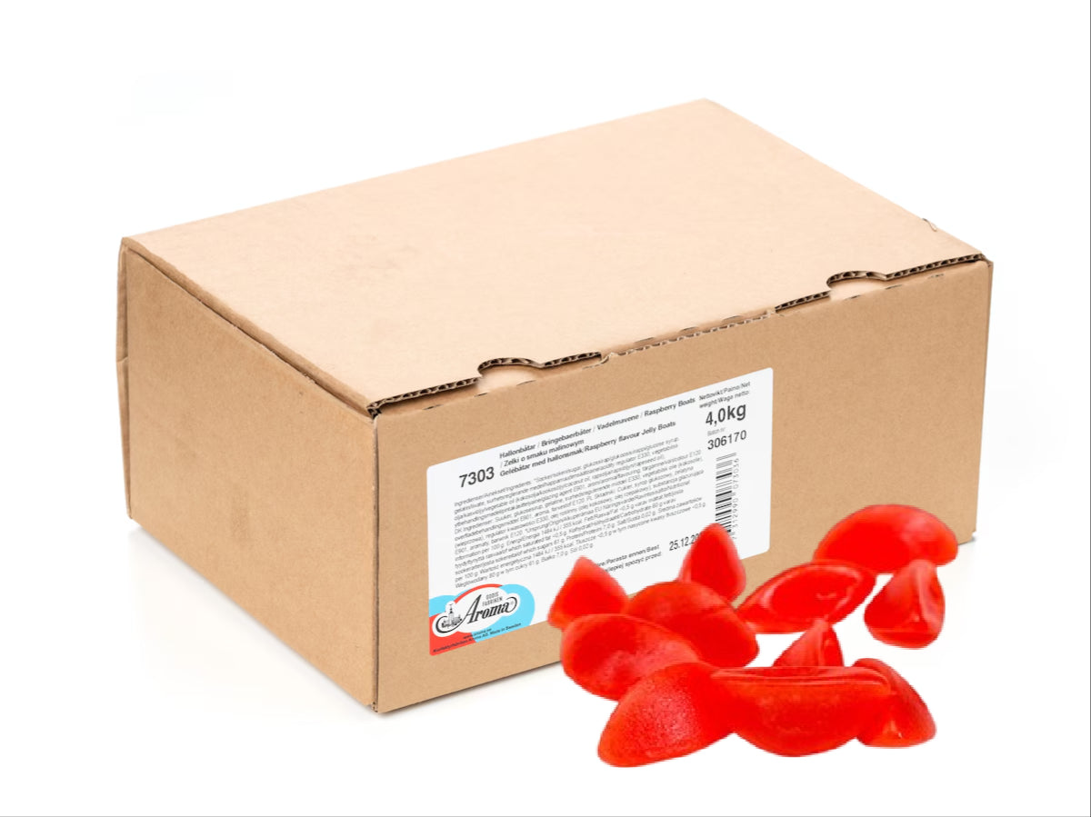 Aroma Hallonbåtar 4kg Storpack