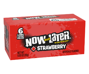 Now & Later Strawberry 26g 6-pack