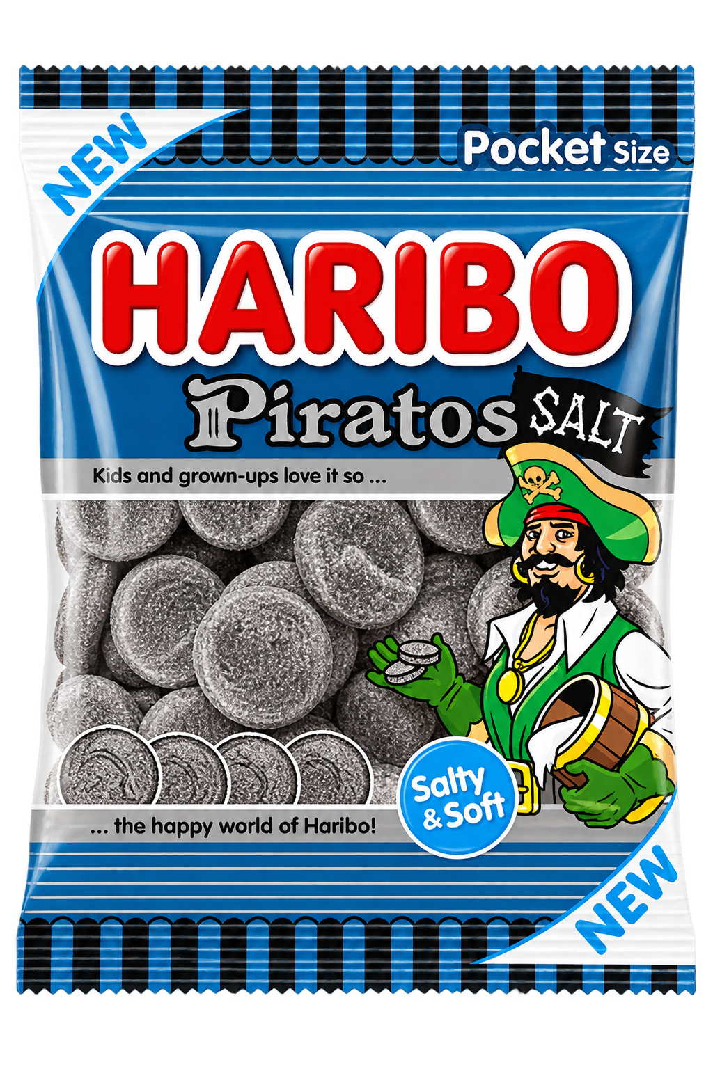 Haribo Piratos Salt 70 g