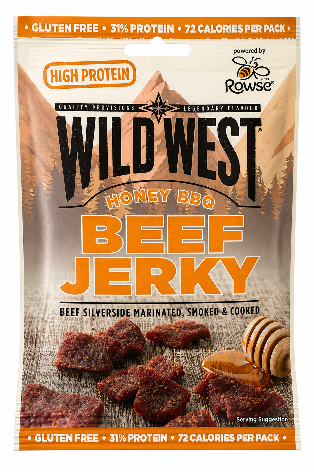 Jack Links oksekød jerky teriyaki 60g