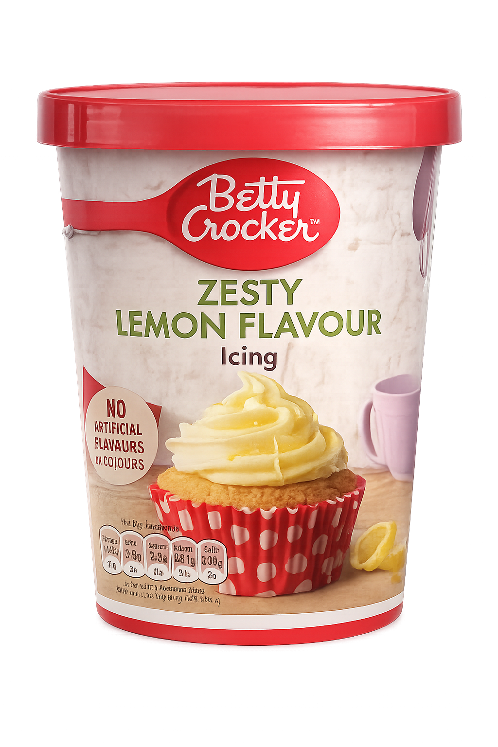 Betty Crocker Zesty Lemon Flavour Icing 400g