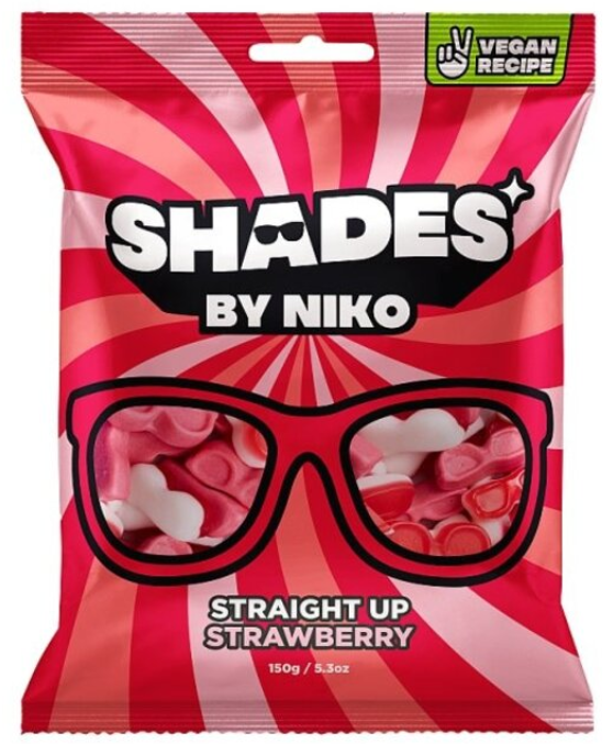 SHADES BY NIKO STRAIGHT UP STRAWBERRY 150 G