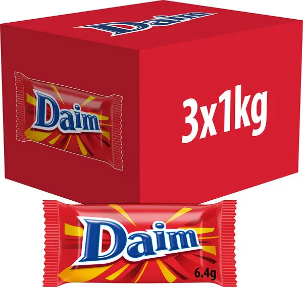 Daim Enkelt 28g 36 stk. - Hel karton Storpakke