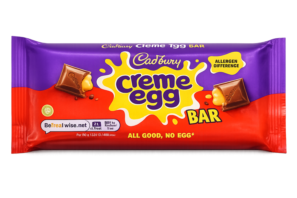 Cadbury Dairy Milk Creme Egg Chocolate Bar 123g