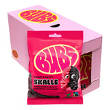 BUBS Raspberry Salty Licorice Skalle Storpack 12 x 155 g
