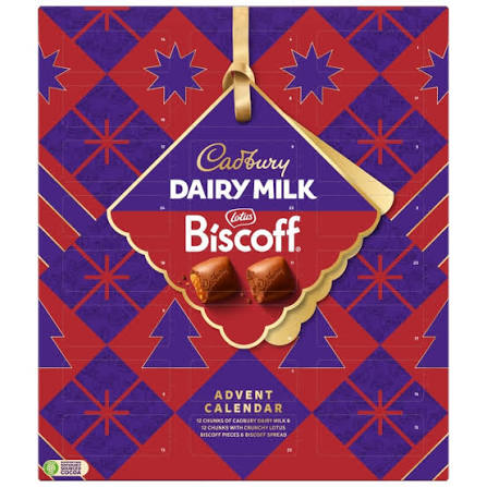 Cadbury Dairy Milk Biscoff Advent Calendar 236 g
