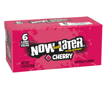 Now & Later Cherry 26g  6-pack