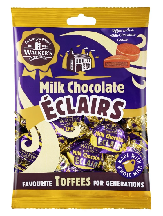 Walkers Milk Chocolate Eclairs 150 g