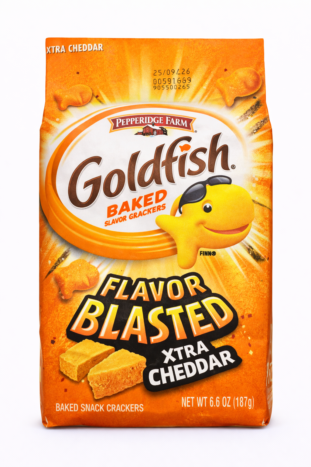 Goldfish Xtra Cheddar 187g