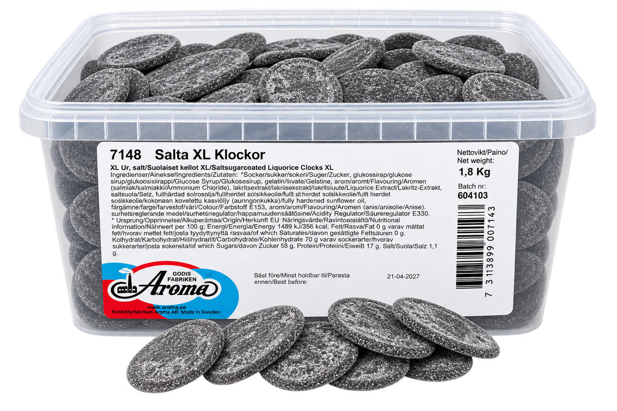 Salta XL Klockor 1,8 kg Aroma Storpack