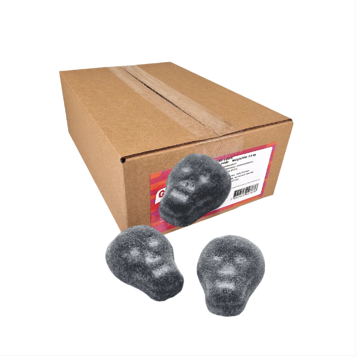 Pepprade Dödskallar 3,5kg Grahns Storpack