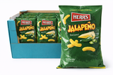 Herr’s Jalapeño Cheese Curls 113g 12st Storpack Hel kartong